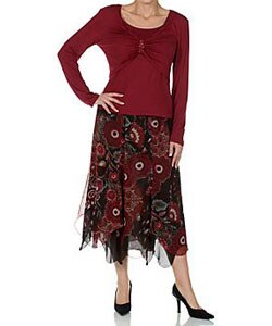 Sandra Darren Skirt Set