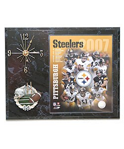 2007 Pittsburgh Steelers Team Picture Clock