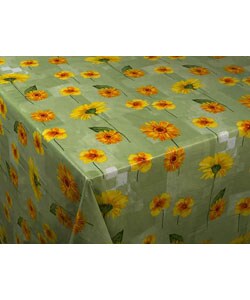 Marigold Vinyl Tablecloth