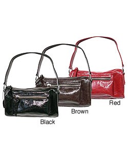 Chinese Laundry Patent Single Strap Handbag