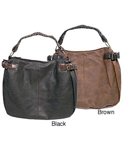 Chinese Laundry Braided Strap Oversize Satchel Bag