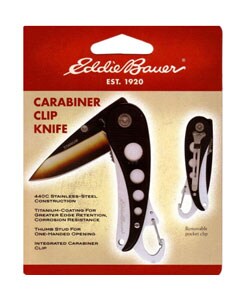 Eddie Bauer Carabiner Clip Knife