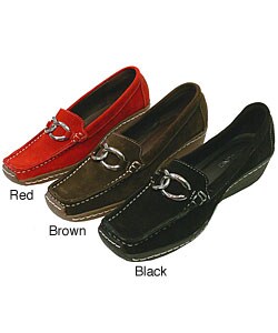 Bandolino Baklava Suede Wedge Loafers