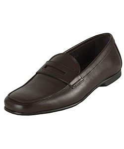 Prada Leather Penny Loafer Shoes