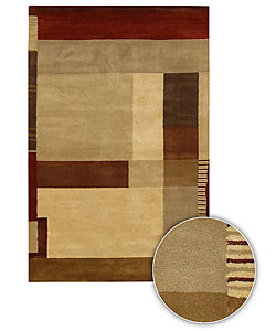 Hand-tufted Aditi Wool Rug (9' x 13')