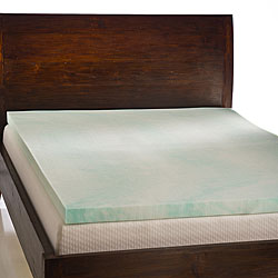 Comfort Dreams 3-inch 'Enviro-Green' Memory Foam Mattress Topper