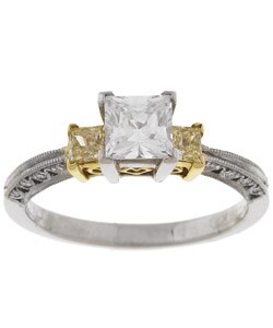 Tacori Platinum CZ 2/5ct TDW Diamond Wedding Ring