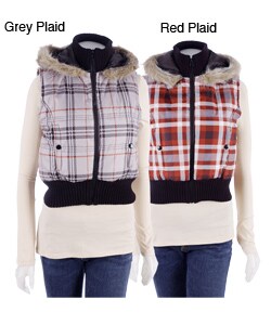 Ashley Fur Trim Hooded Vest