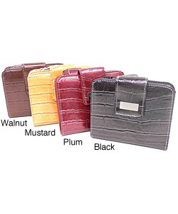 Kenneth Cole Unlisted Croc French Wallet