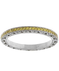 Tacori Platinum/ 18k Gold Diamond Eternity Band