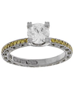 Tacori Platinum/ 18k Gold 1/2ct TDW Diamond Ring
