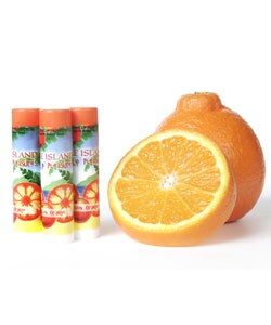 Pure Island Passion Orange Lip Moisturizer (3 pack)