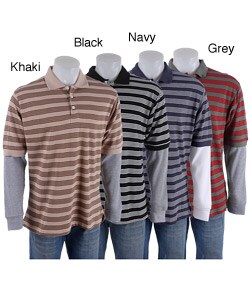 Go Graphics Pique Long Sleeve Polo