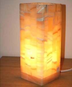 Alabaster Mosaic Lamp (Egypt)