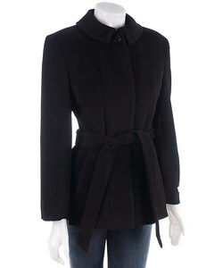 Regal Cashmere Blend Pleat Detailed Coat