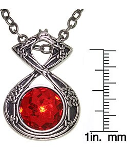 Celtic Dragon Energy Pewter Necklace