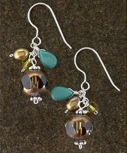 Earthtone Multi-Stone Dangling Earrings (USA)