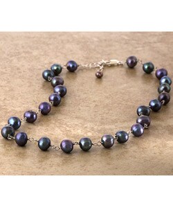 Freshwater Pearl Cable Link Necklace (USA)