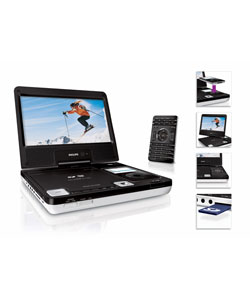 Philips 8.5-Inch Portable DVD Player w/ iPod Dock (Refurbished)