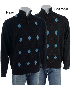 Visitor Men's Argyle Pullover Sweater