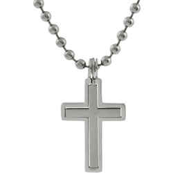 Stainless Steel Variable Cross Necklace