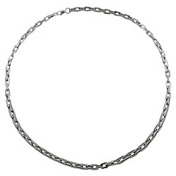 Stainless Steel Polished Link Necklace