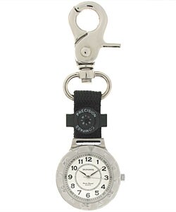 Dufonte by Lucien Piccard Men's Hunter Silvertone Pocket Watch