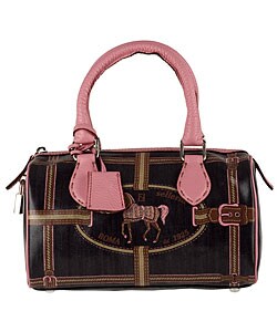 Fendi PVC 'Selleria' Bag with Leather Trim