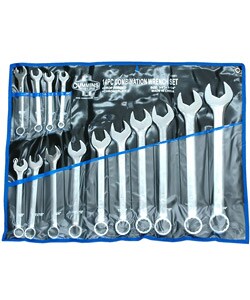 Combination 14-piece SAE Wrench Set