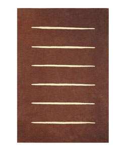 Hand-tufted Wool Steps Rug (8' x 10'6)