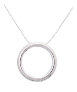 Sterling Silver Circle Necklace