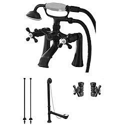 Vintage Oil-rubbed Bronze Clawfoot Faucet Package