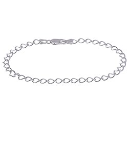 Sterling Silver 8-inch Charm Bracelet