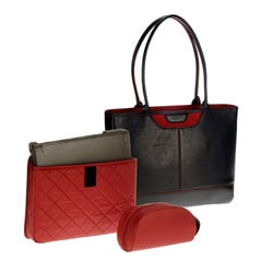 Nunzia Women's Tuscany Red Laptop Briefcase