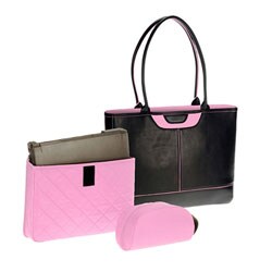 Nunzia Designer Women's Laptop Briefcase (Tuscany Pink)