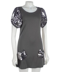 Casting Jersey Knit Sequined Dress