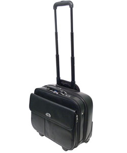 Samsonite Leather Wheeled Briefcase