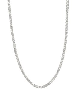 Sterling Silver 16-inch Spiga Chain