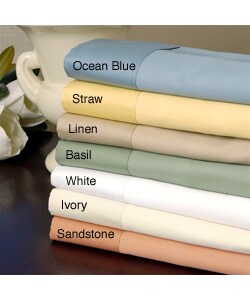 330 Thread Count Solid Sateen Sheet Set