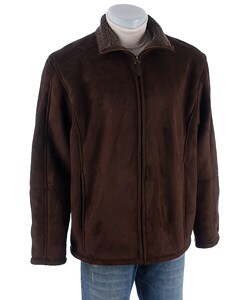 Lee Men's Zip-front Faux Shearling Coat