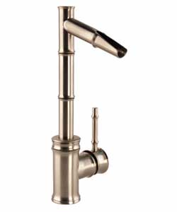 Fountain Cove Bamboo Kitchen/ Bathroom Faucet (Brushed Nickel)