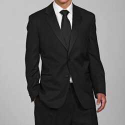 Joseph Abboud Black Tie Wool 2-button Notch Lapel Tuxedo