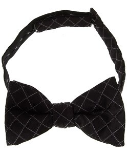 Joseph Abboud Black Tie Silk Bow Tie