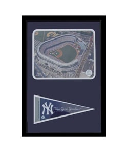 Yankee Stadium with Mini Pennant Frame
