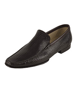 Dolce & Gabbana Men's Dark Brown Python Loafer