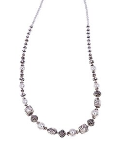 Sterling Silver Balinese Bead Necklace
