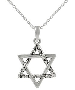 Sterling Silver Star of David Necklace