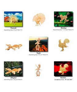 New Generation 3-D Animal Jigsaw Puzzle Toy