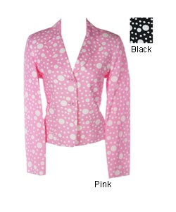 Larry Levine Polka Dot Jacket