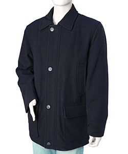 Columbia Navy Men's Wool Car Coat